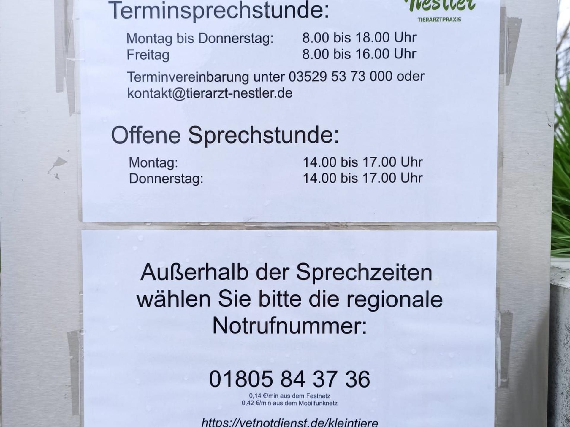 Ansicht 1 von Tierarztpraxis Nestler - bitte Termin vereinbaren