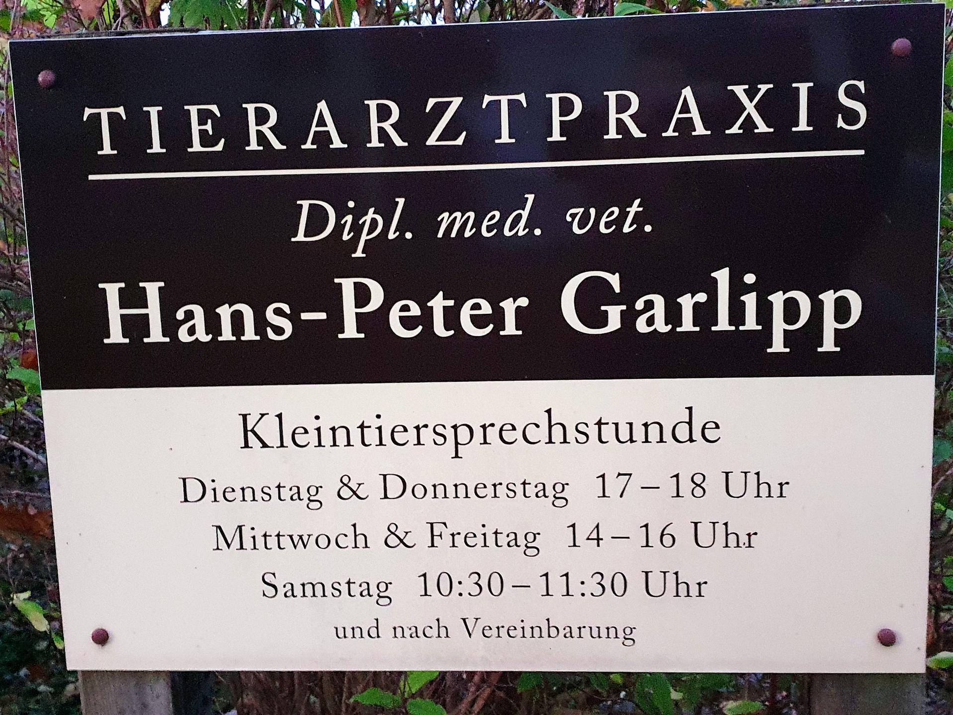 Ansicht 1 von Dipl.med vet.Hans-Peter Garlipp