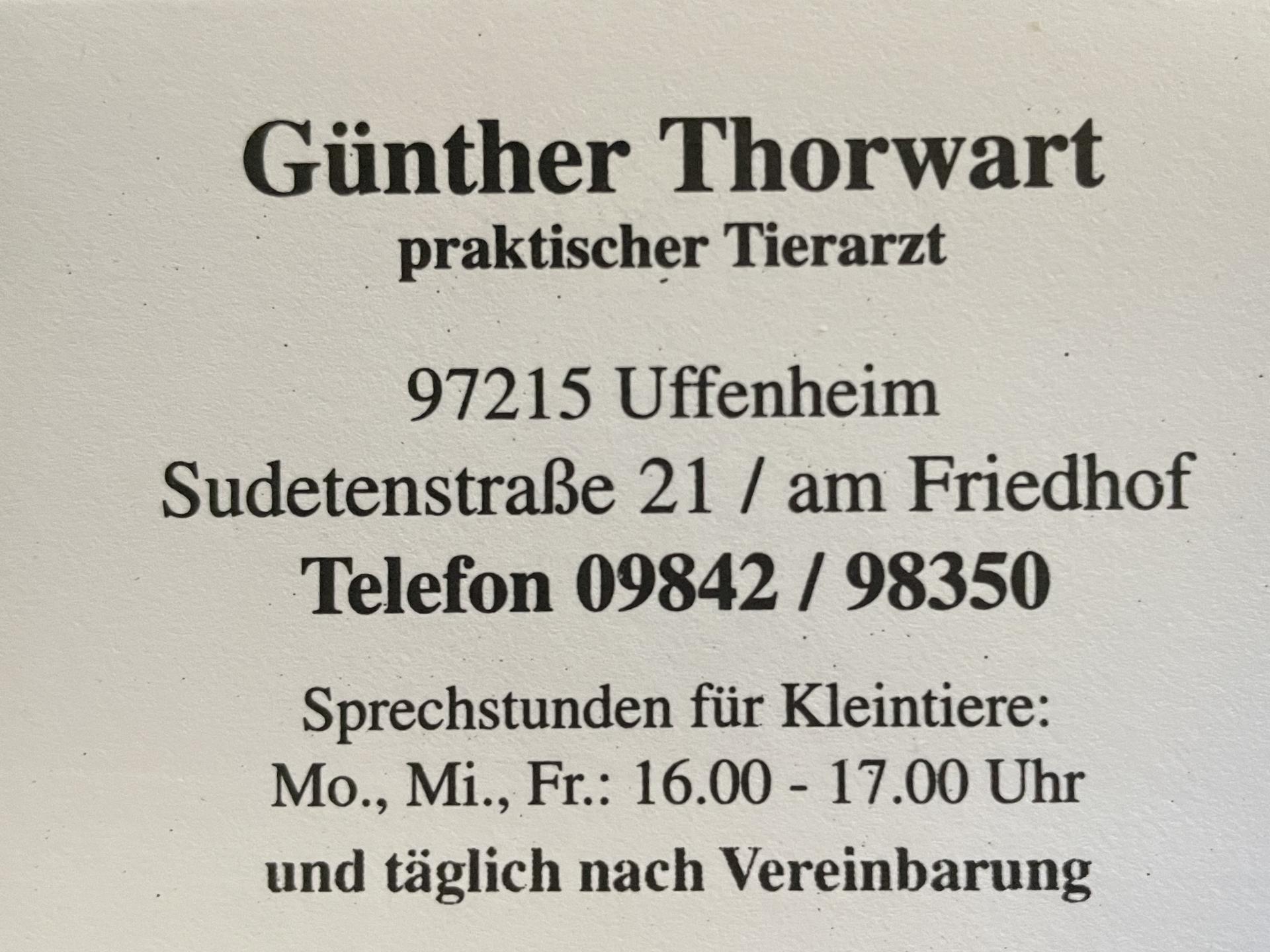 Ansicht 1 von Günther Thorwart Tierarzt