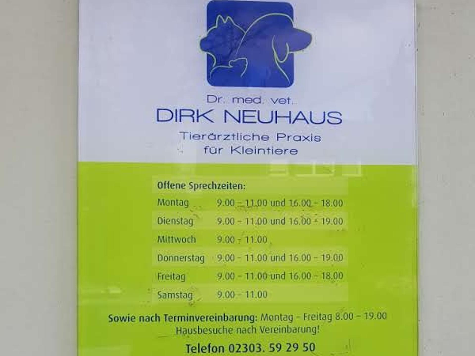 Ansicht 1 von Dr.med.vet. Dirk Neuhaus Tierarzt