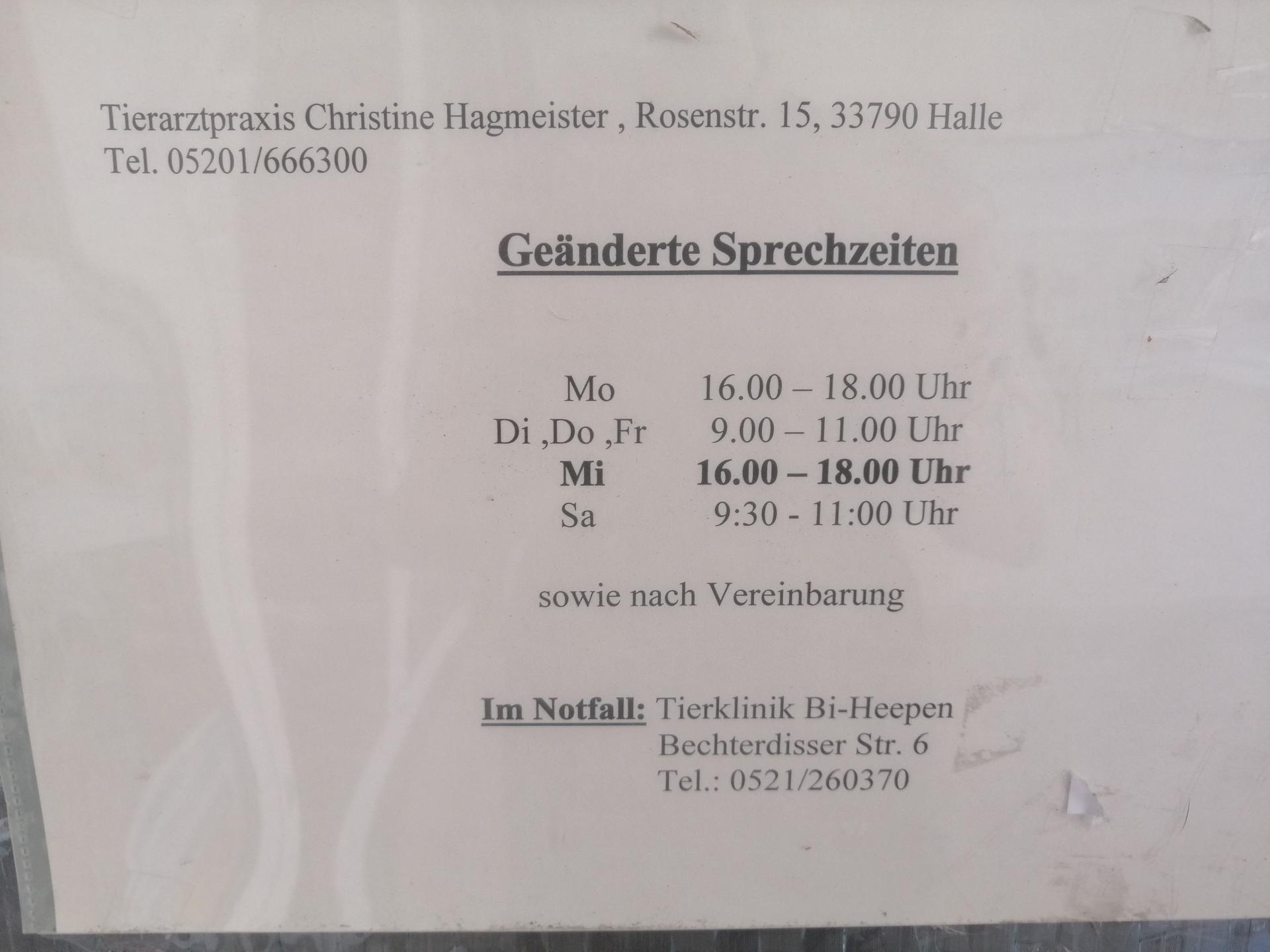Ansicht 1 von Christine Hagmeister Tierärztin