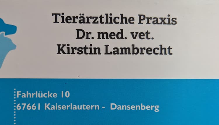 Vorschau von Dr. med. vet. Kirstin Lambrecht