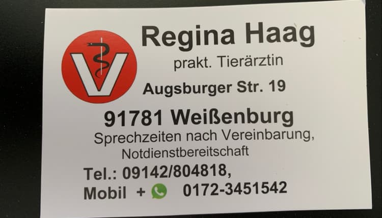 Vorschau von Regina Haag Tierärztin