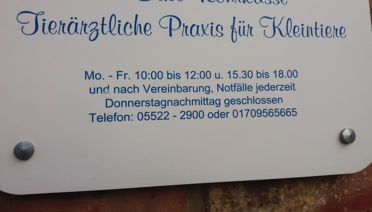 Vorschau von Dr.med.vet. Elke Röhrkasse Tierärztin